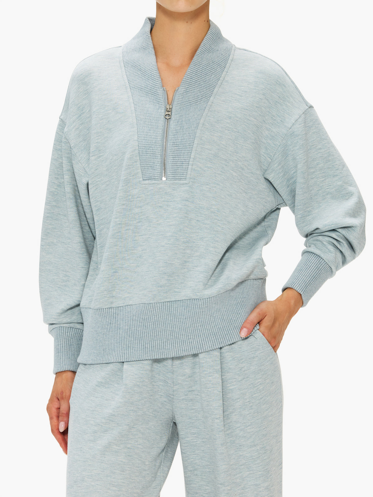 Varley Sally Half Zip Sweat