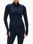 Splits59 Stevie Active Rib Half Zip Waist Length