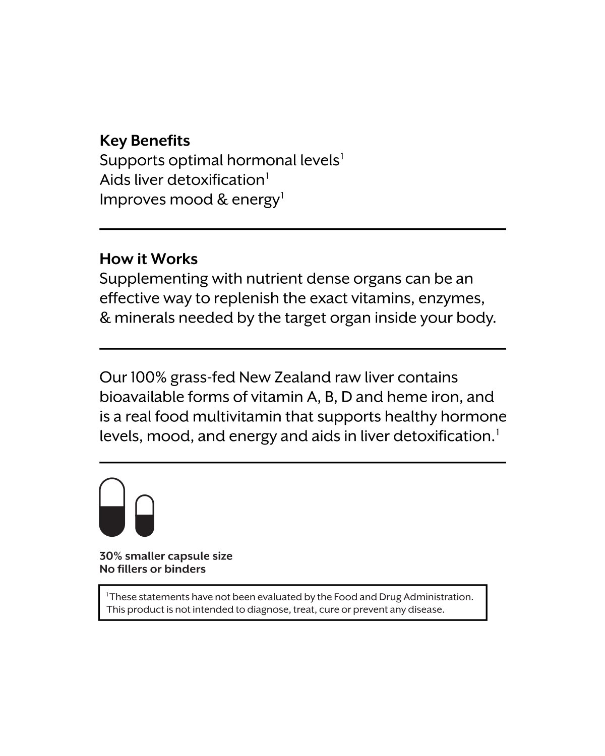 Promix Raw Liver Capsules