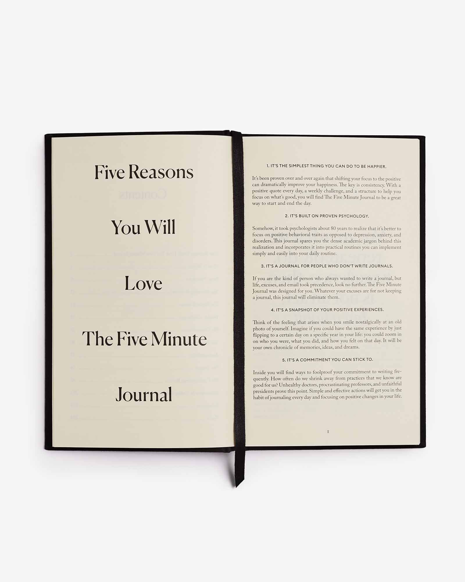 Intelligent Change The Five Minute Journal