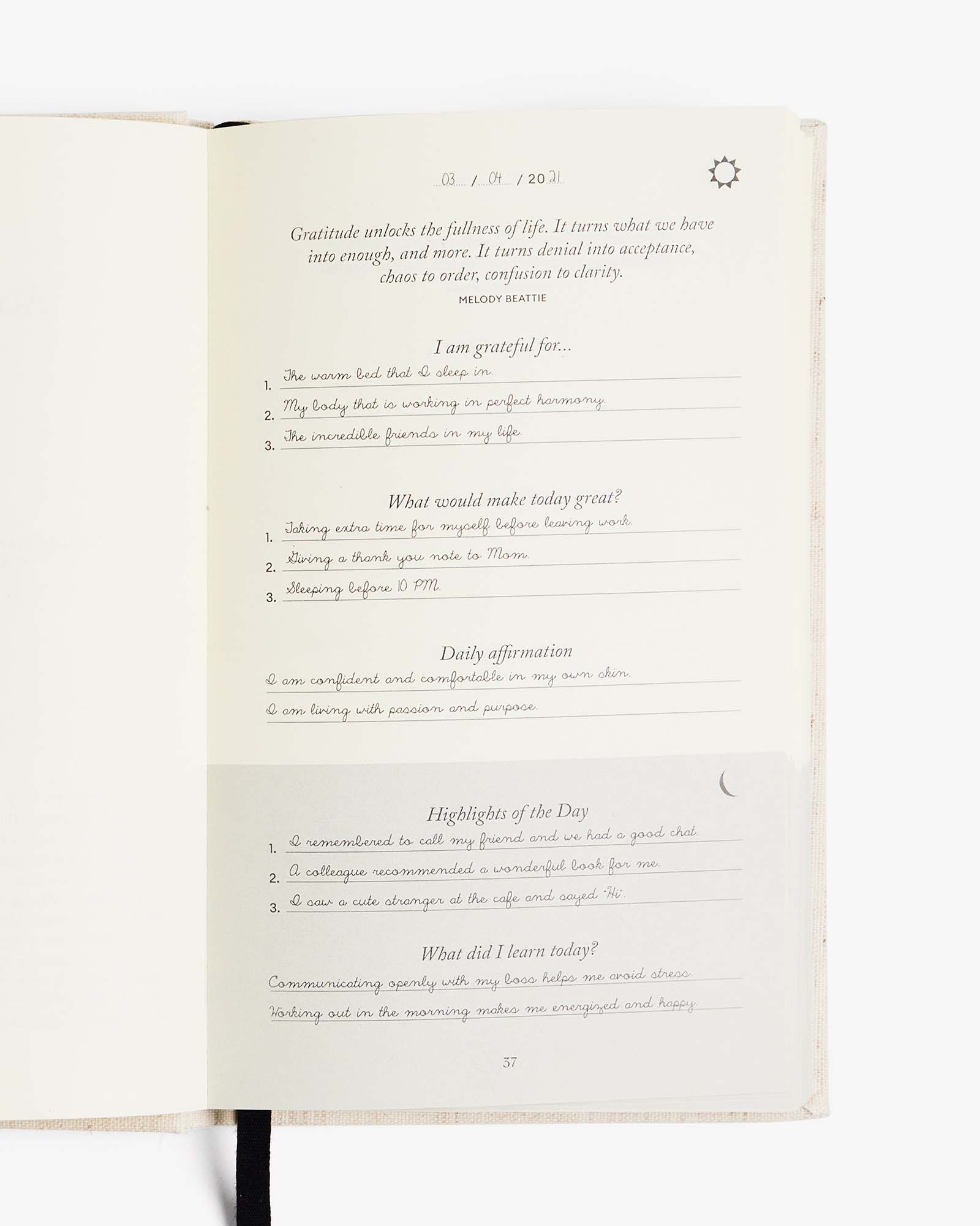 Intelligent Change The Five Minute Journal