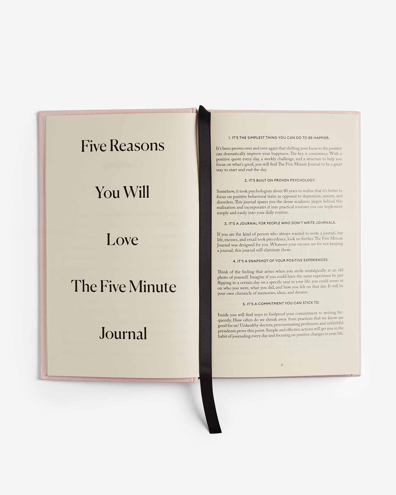 Intelligent Change The Five Minute Journal