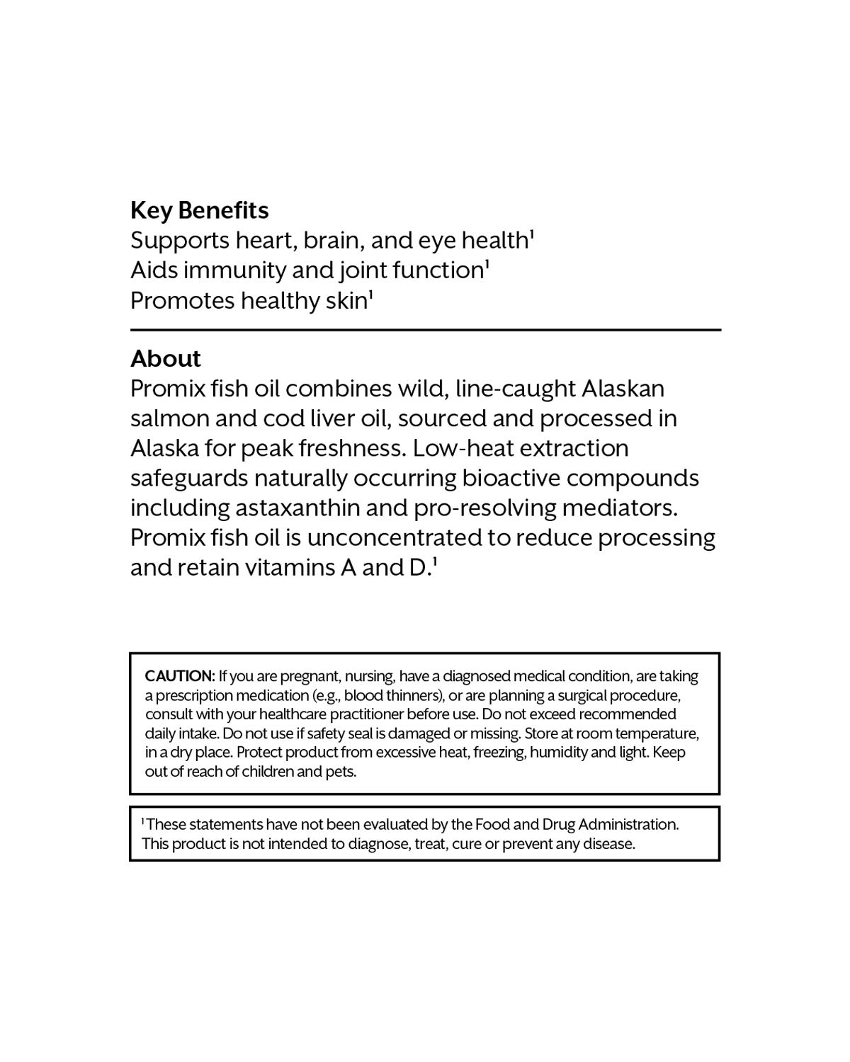 Promix Nutrition Fish Oil + Cod Liver