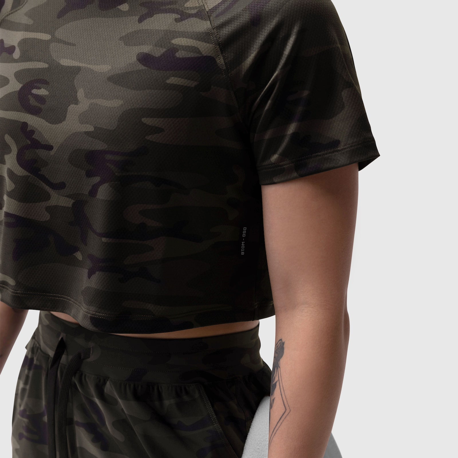 ASRV Aerosilver Crop Tee