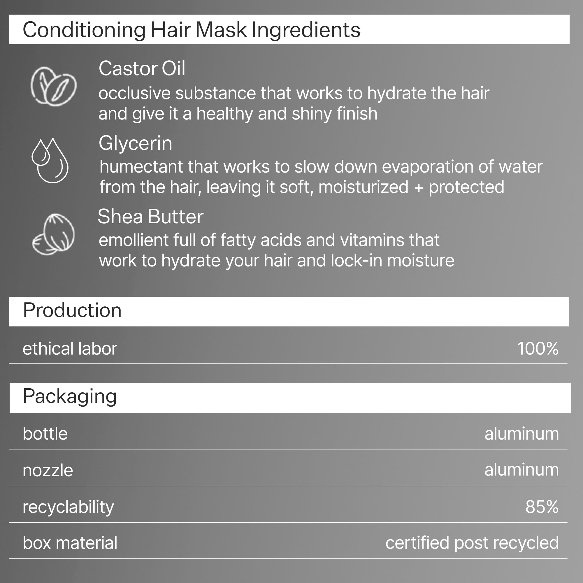 Conditioning Hair Mask