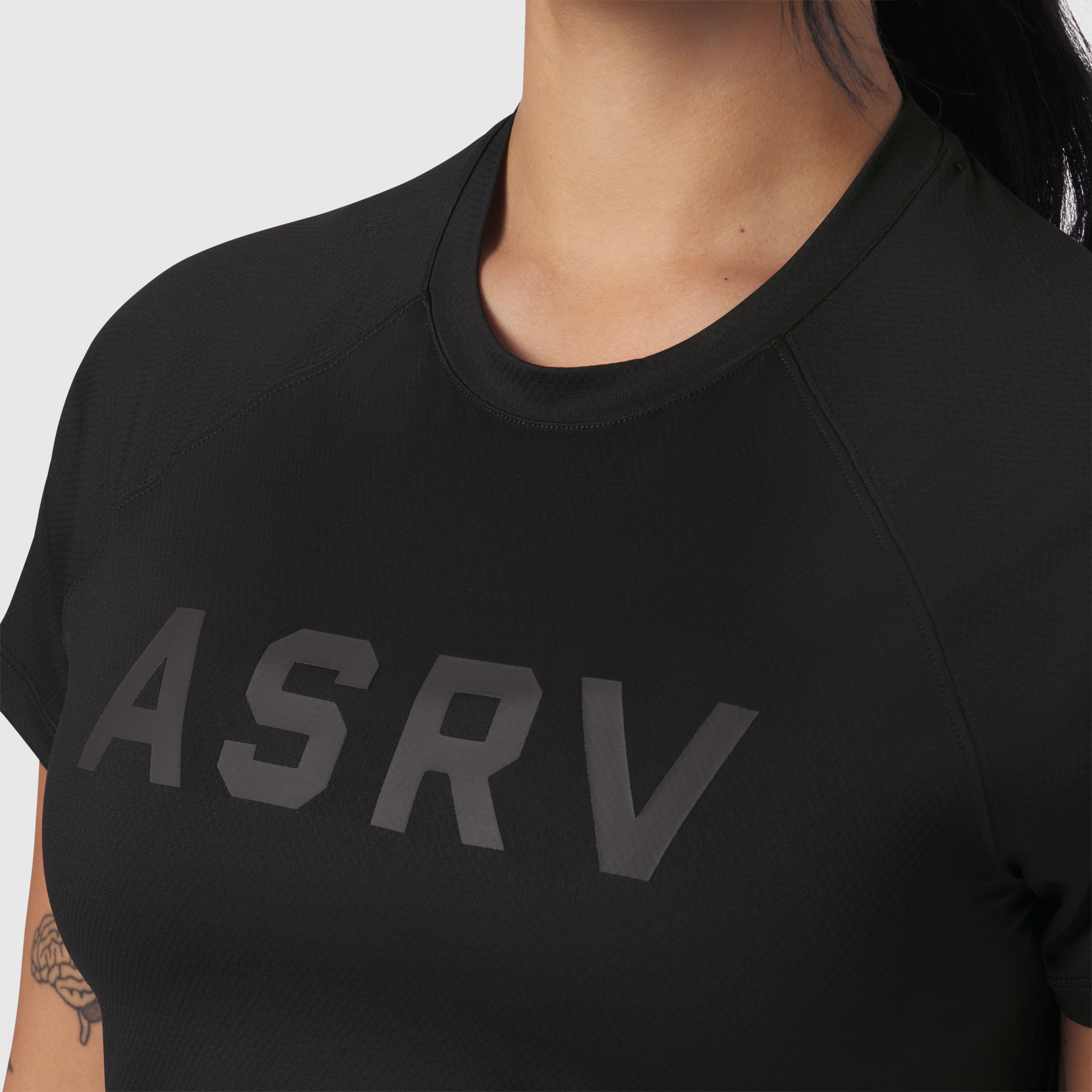 ASRV AeroSilver® Cropped Tee