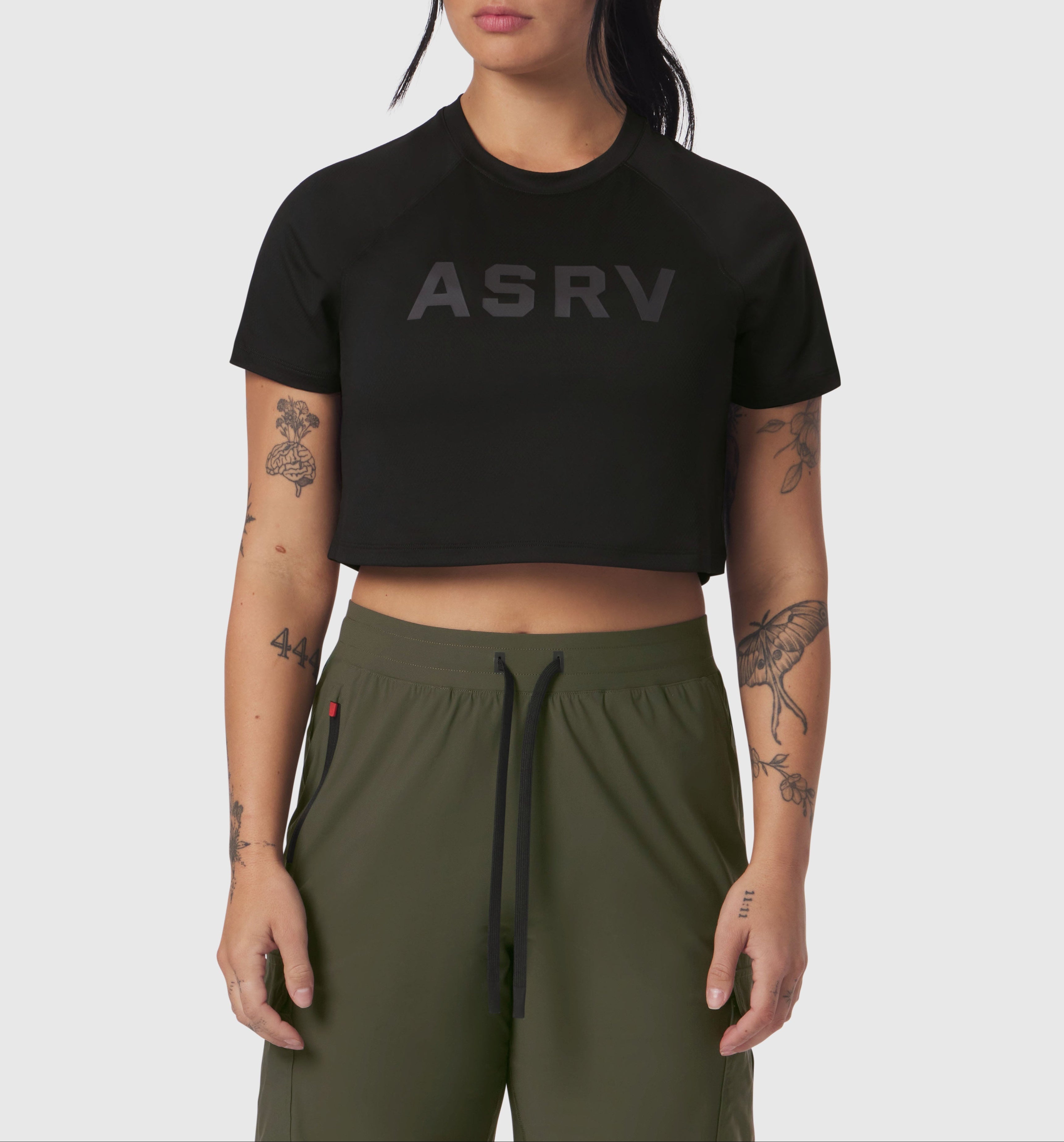 ASRV AeroSilver® Cropped Tee