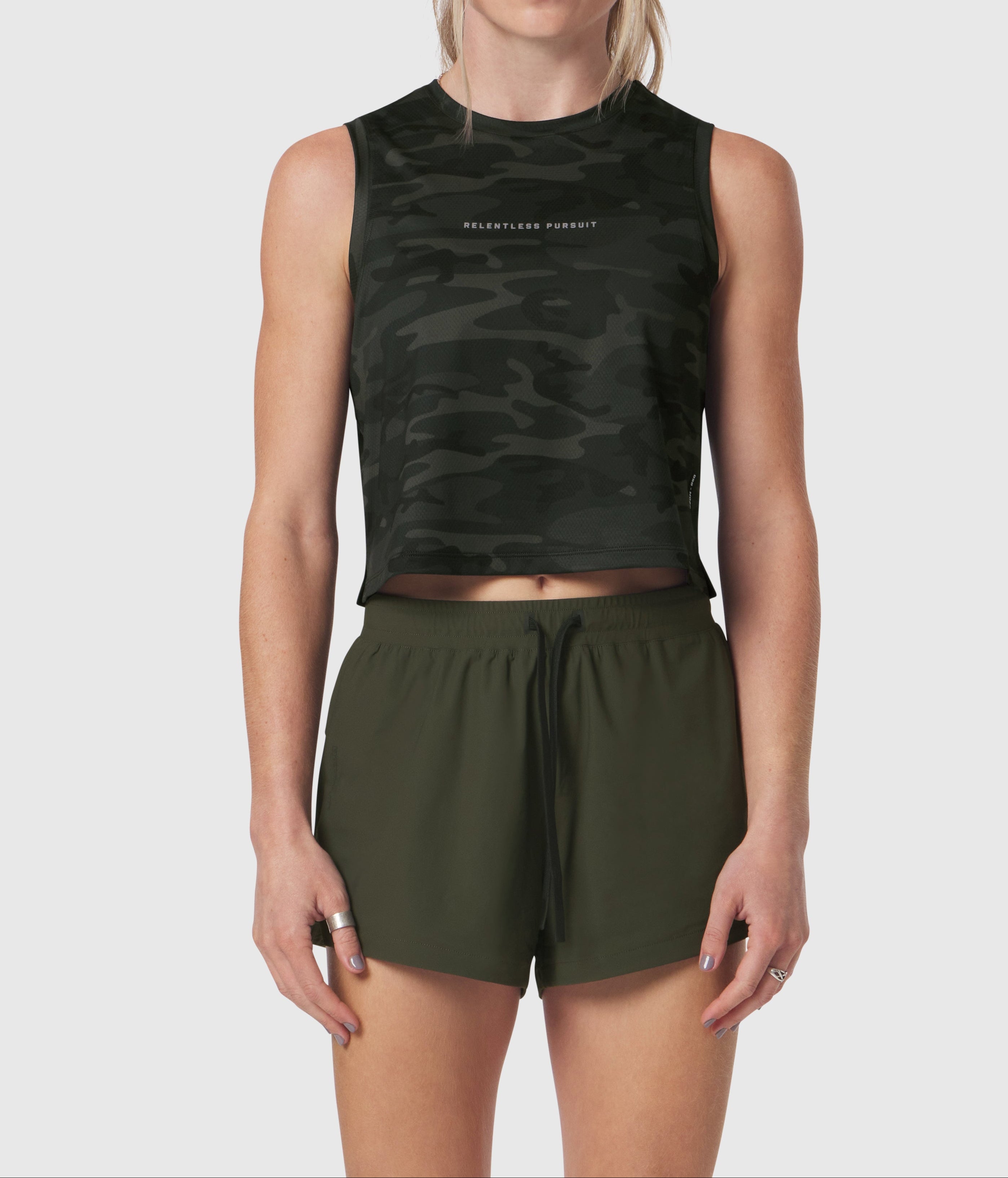 W020. AeroSilver® Tank Top - Dark Camo "RP"