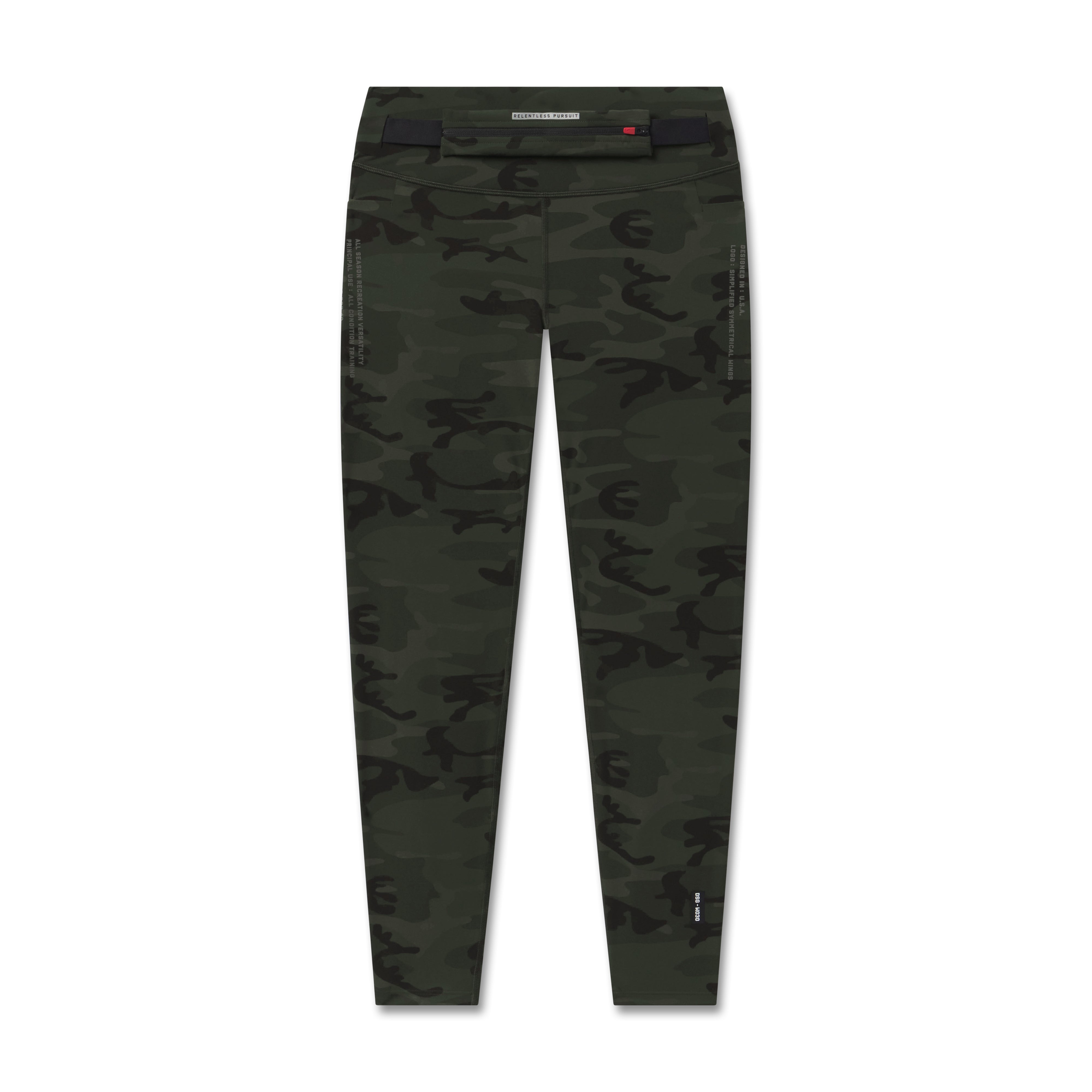 W030. LYCRA® 3-in-1 Legging - Dark Camo