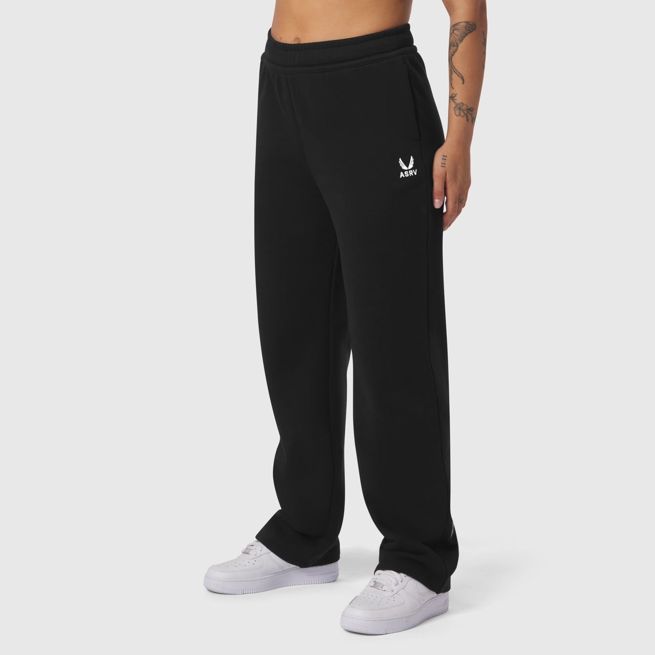 ASRV Sorona® Terry Straight Leg Sweats - Black