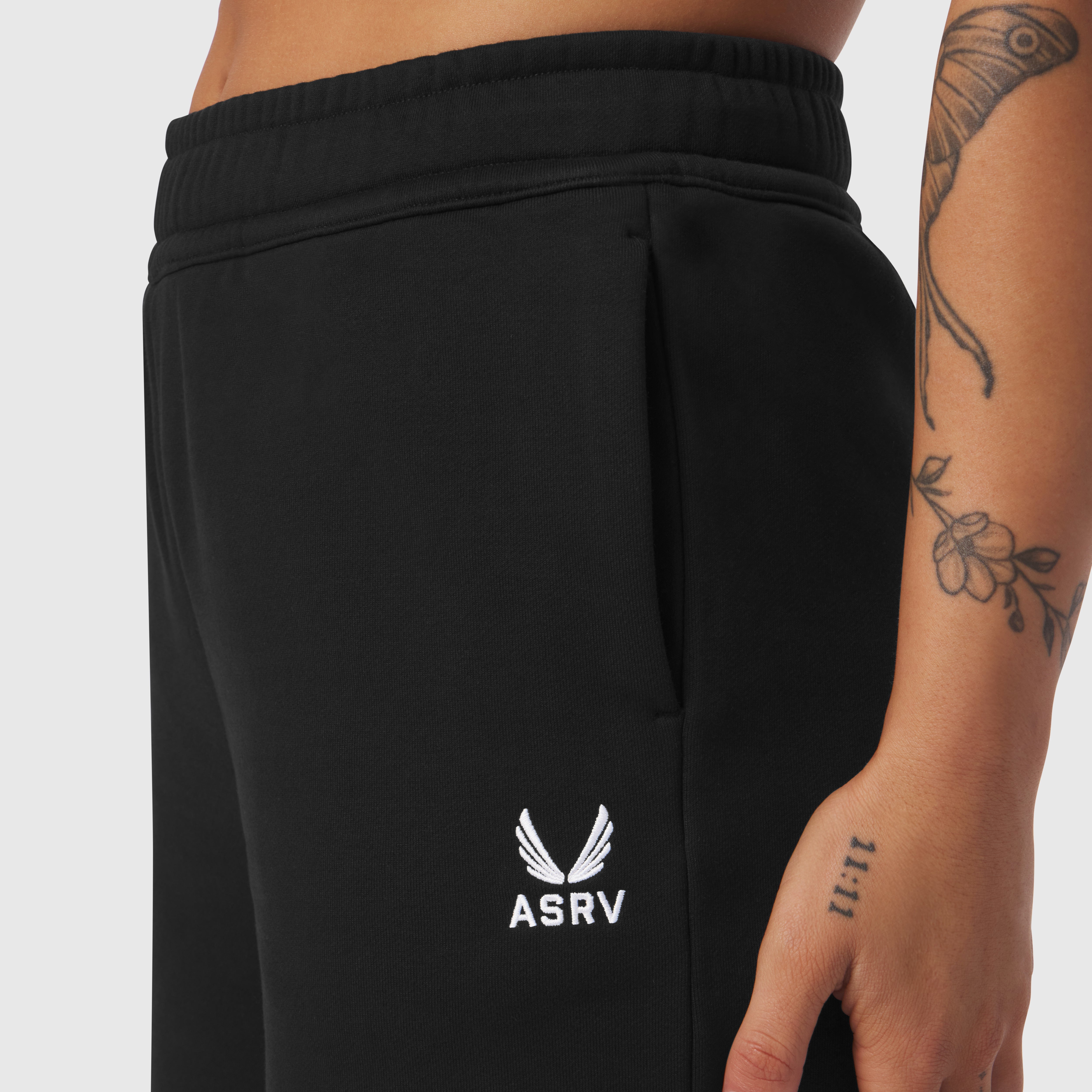 ASRV Sorona® Terry Straight Leg Sweats - Black