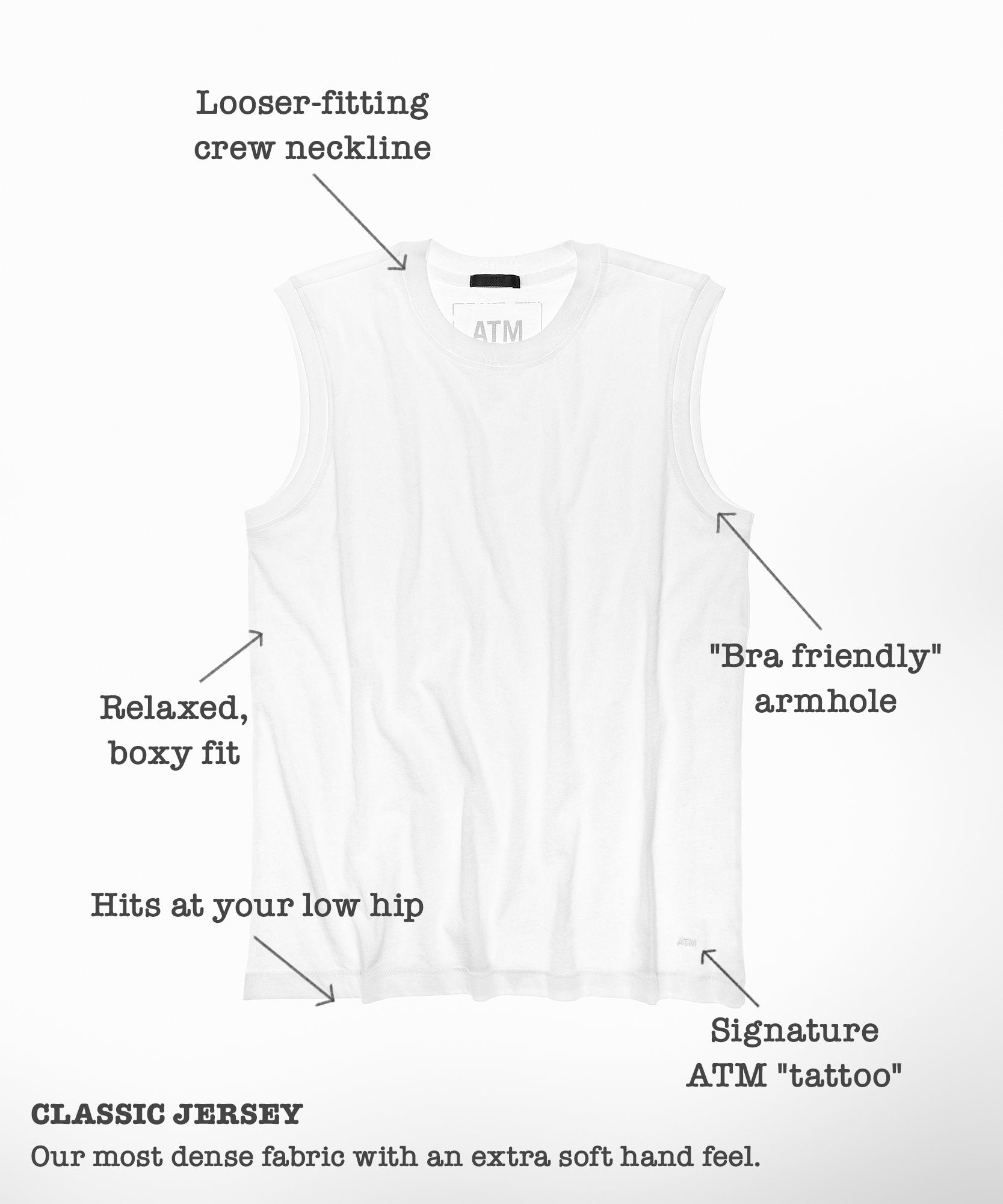 Classic Jersey Sleeveless Boy Tee