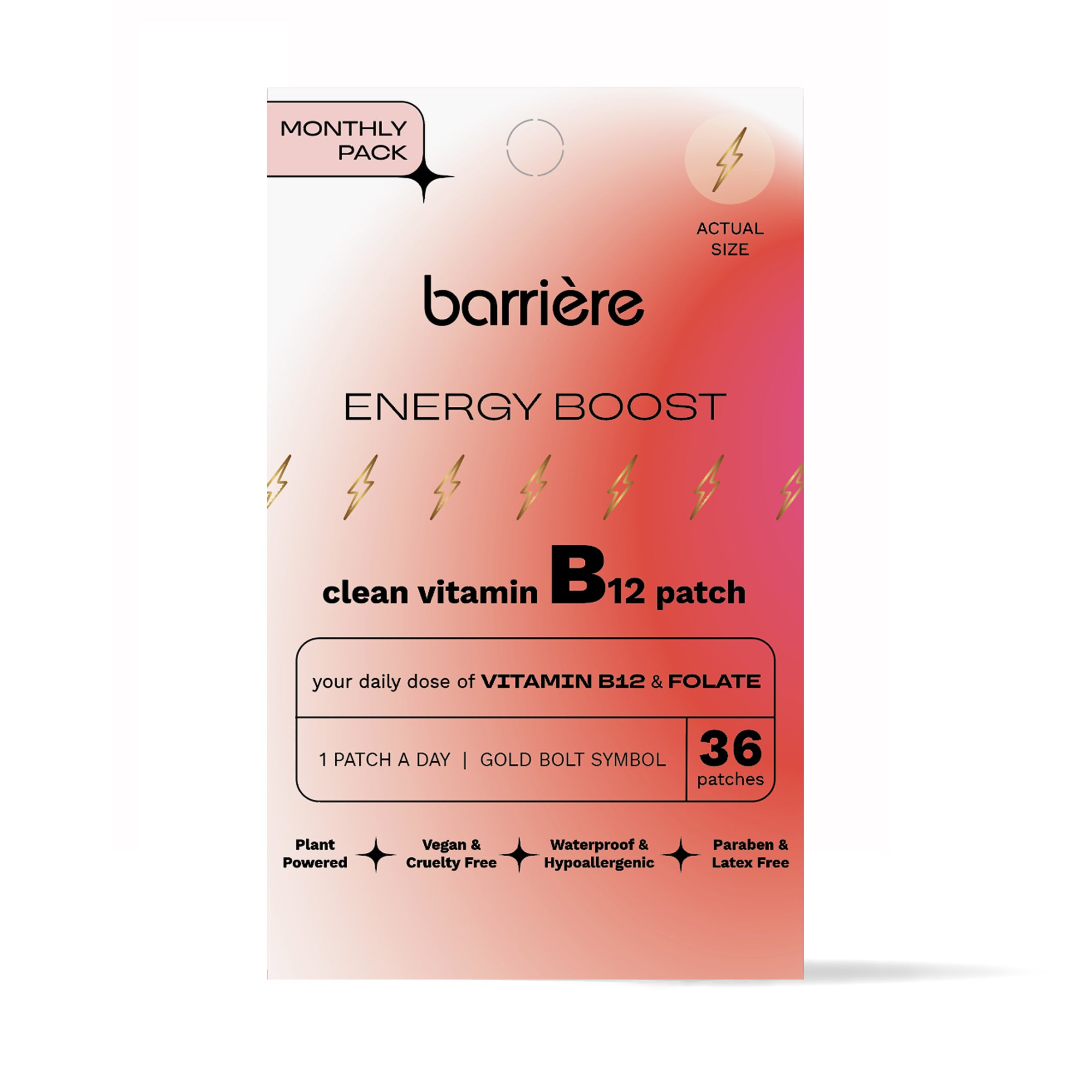 barrière Vitamin B12 Patch