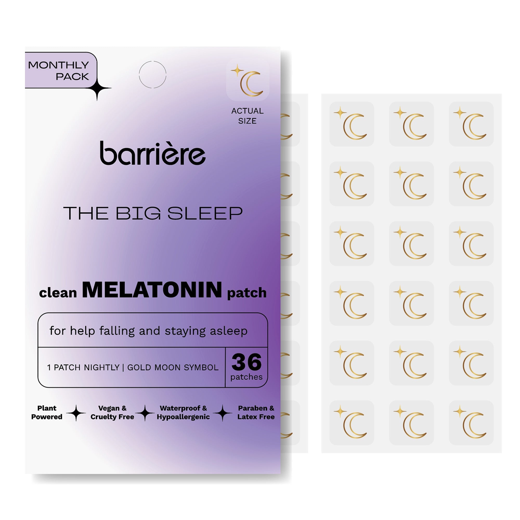 barrière Melatonin Sleep Patch