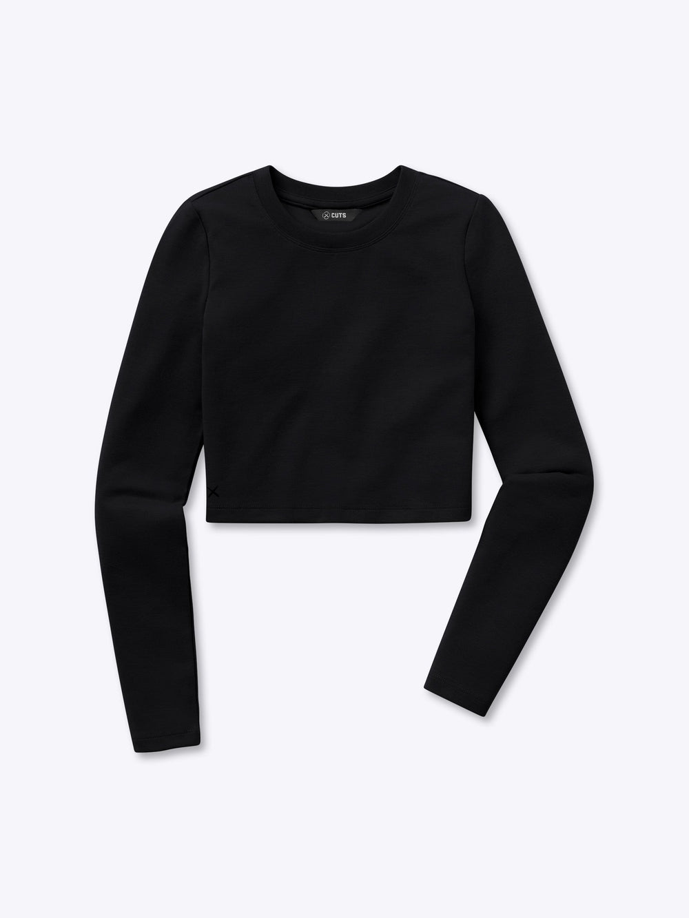Long Sleeve Tomboy Tee Cropped Slim-fit Tomboy™ Cotton