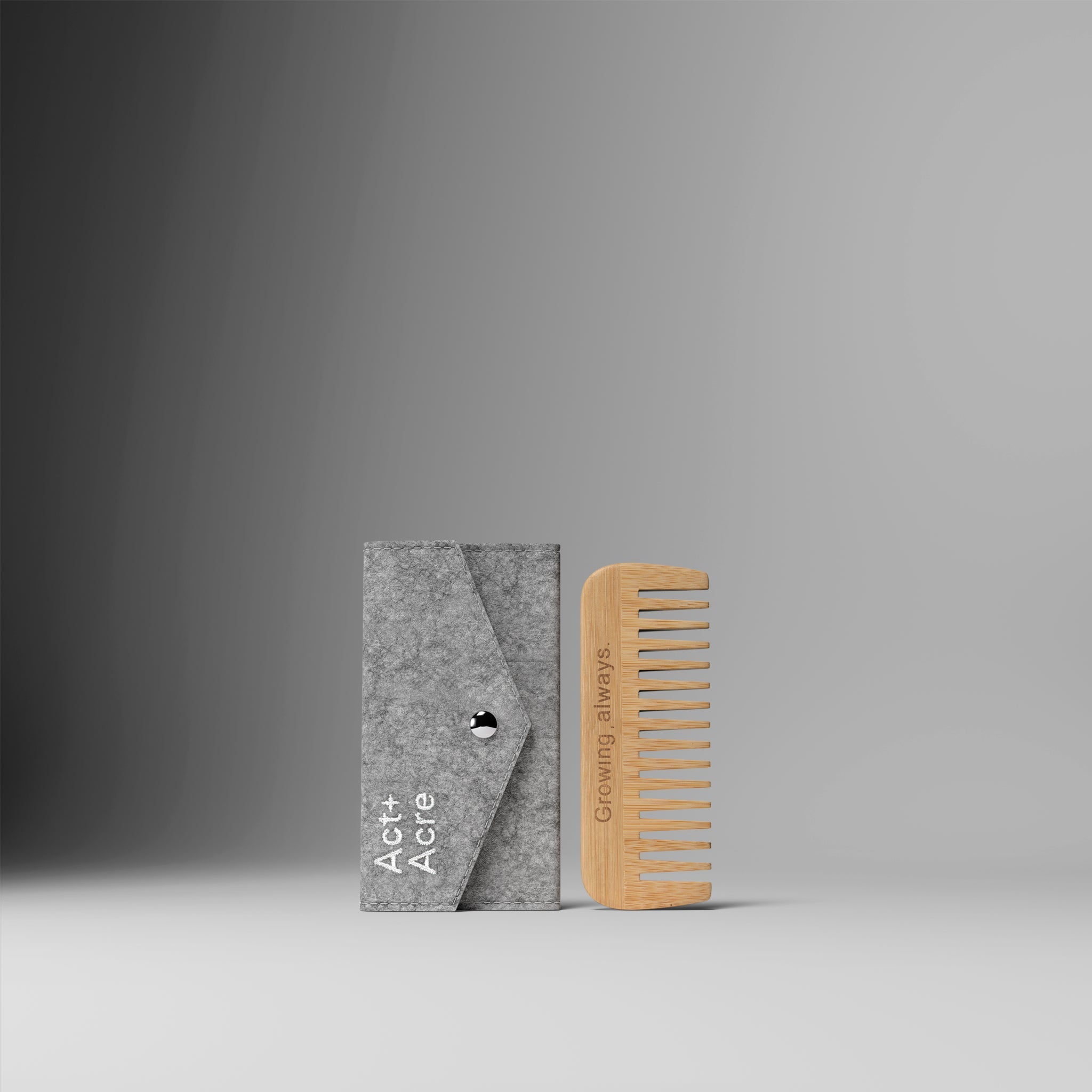 Act+Acre Organic Bamboo Comb