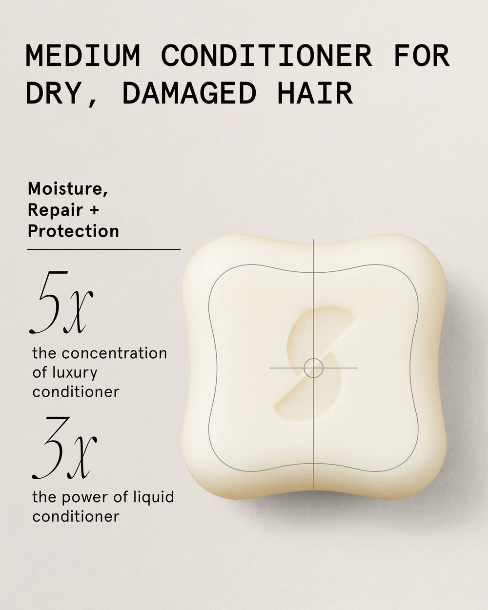 Medium Intensity Conditioner for Dry, Damaged Hair and Light Frizz