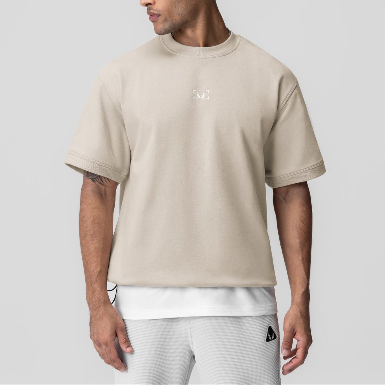 ASRV Herringbone Terry Oversized Cinch Tee