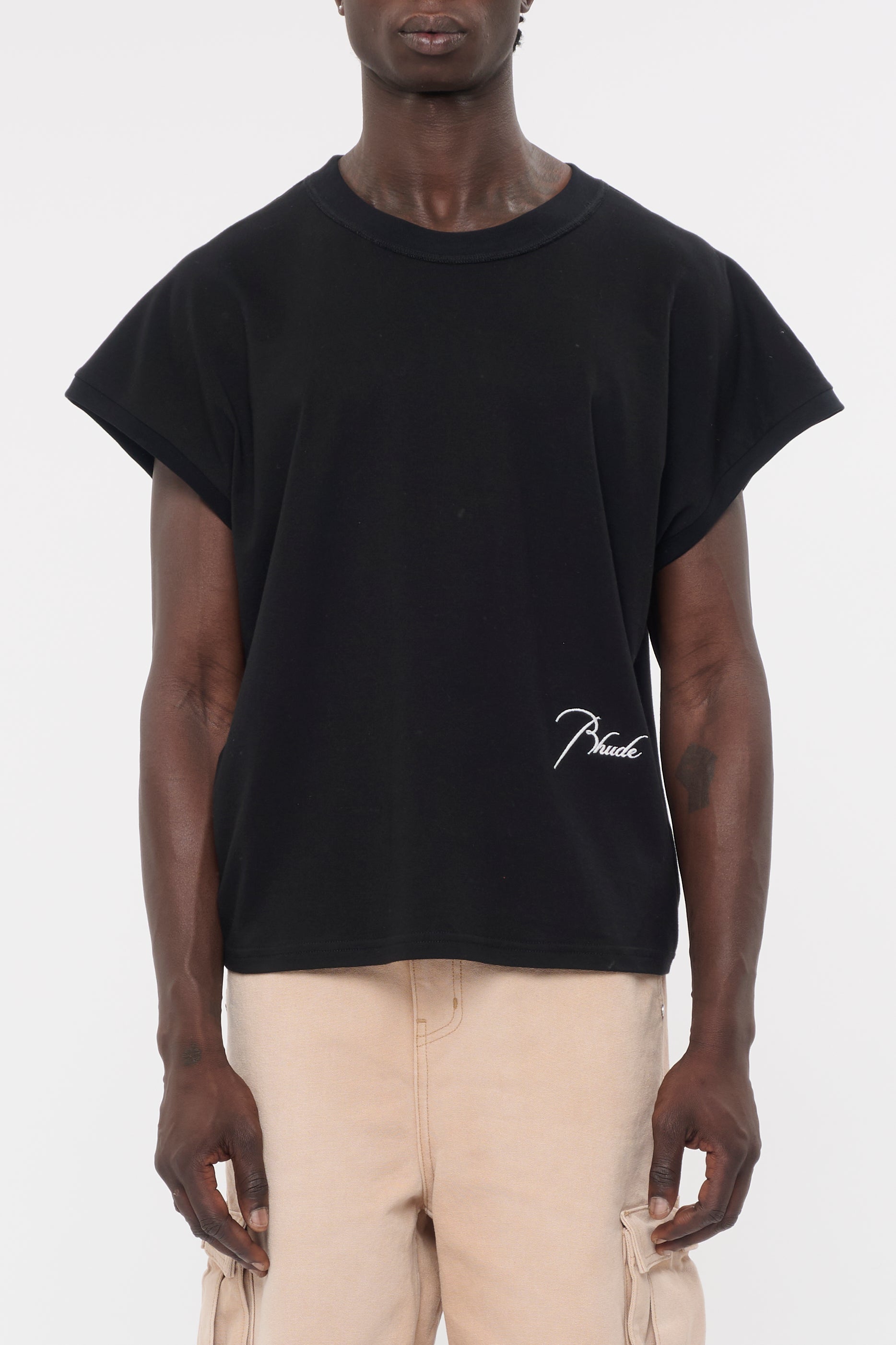 Rhude Classique Cutoff Sleeve Top