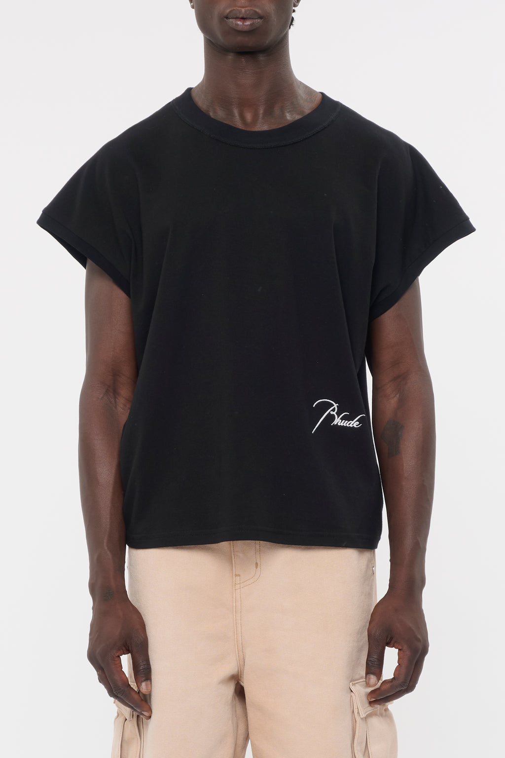 Rhude Classique Cutoff Sleeve Top – The Shop at Equinox