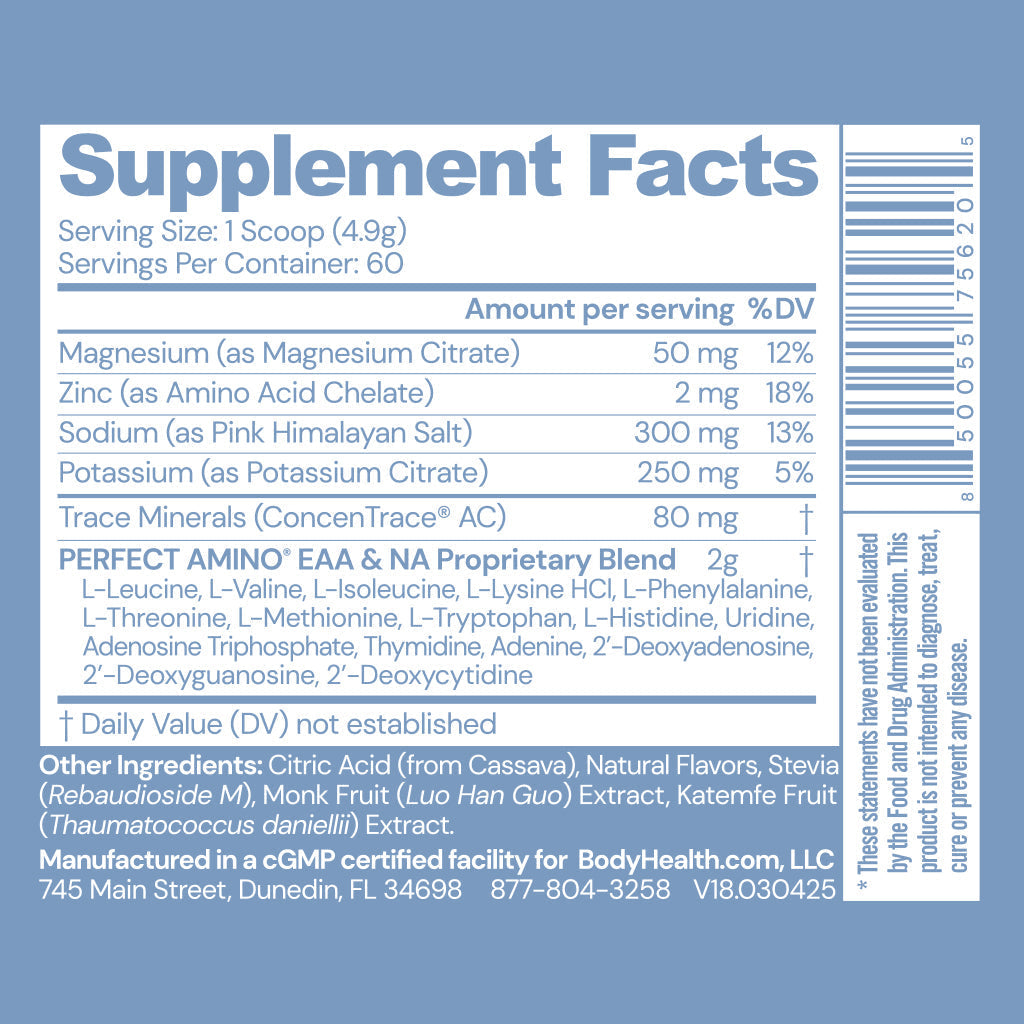 Perfect Amino Electrolytes