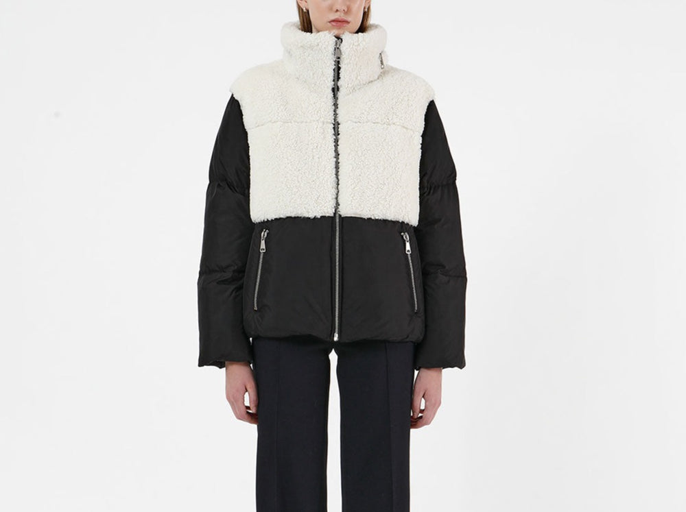 Apparis Phoebe Mixed Media Puffer Jacket