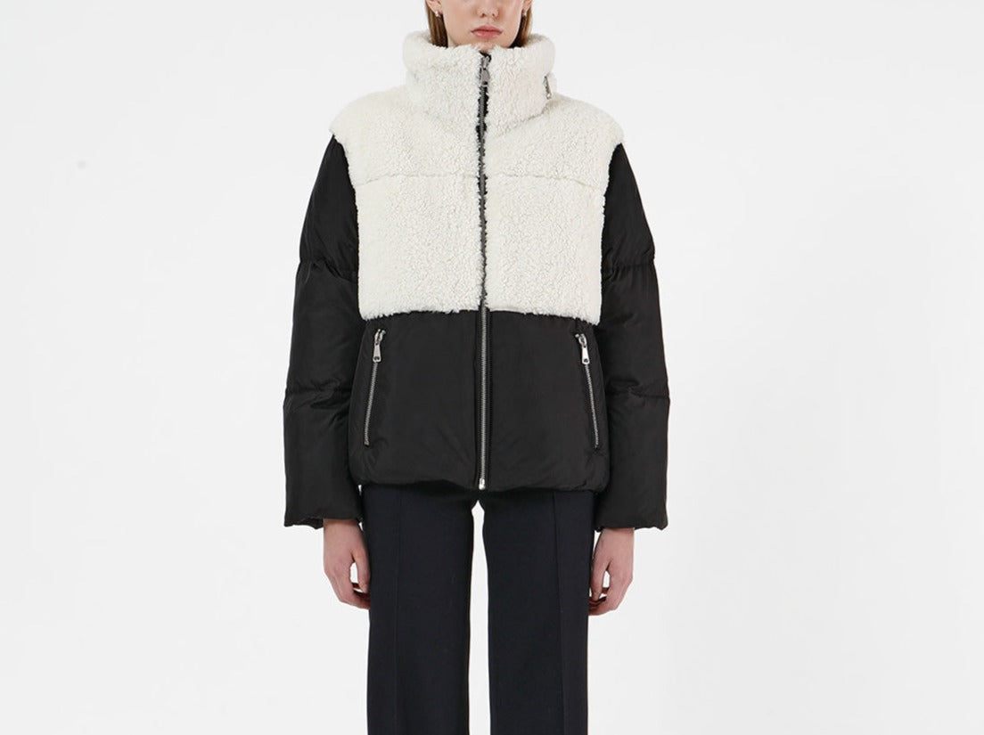 Apparis Phoebe Mixed Media Puffer Jacket