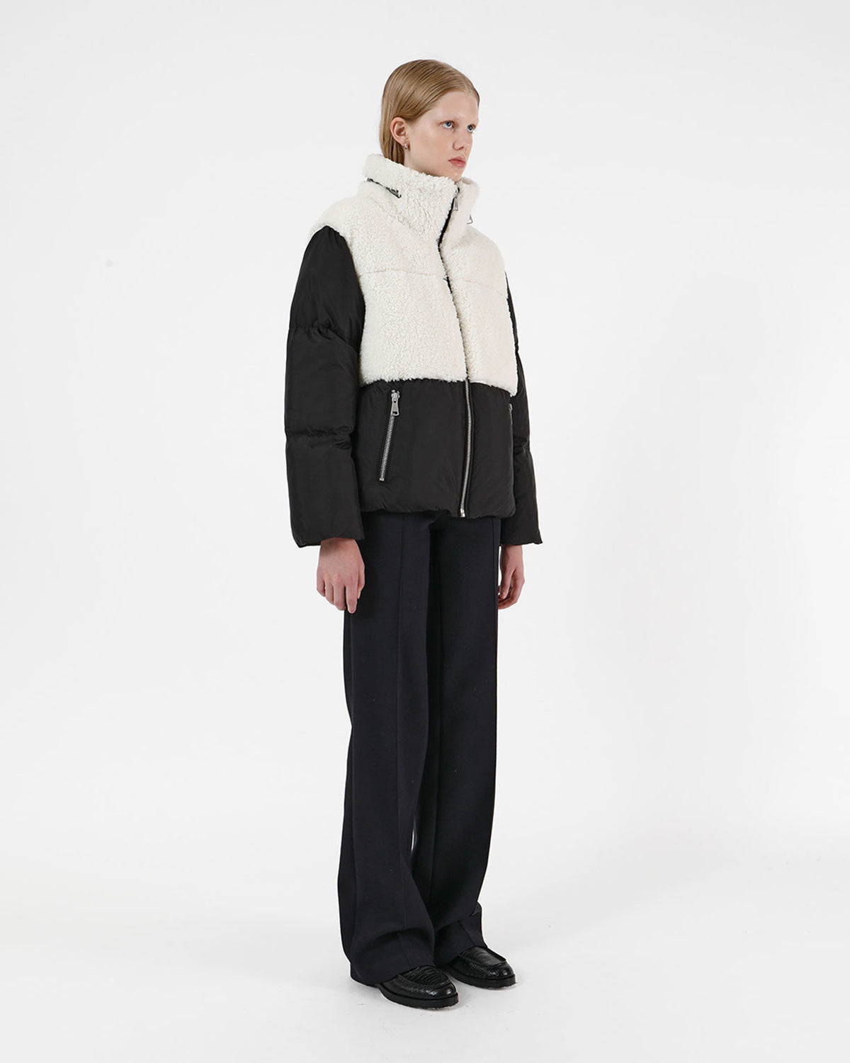 Apparis Phoebe Mixed Media Puffer Jacket