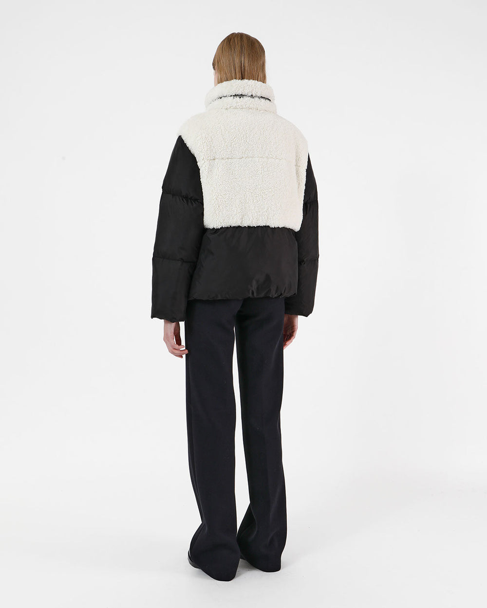 Apparis Phoebe Mixed Media Puffer Jacket