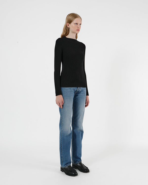 Apparis Marcy Alt-Knit Crewneck Sweater