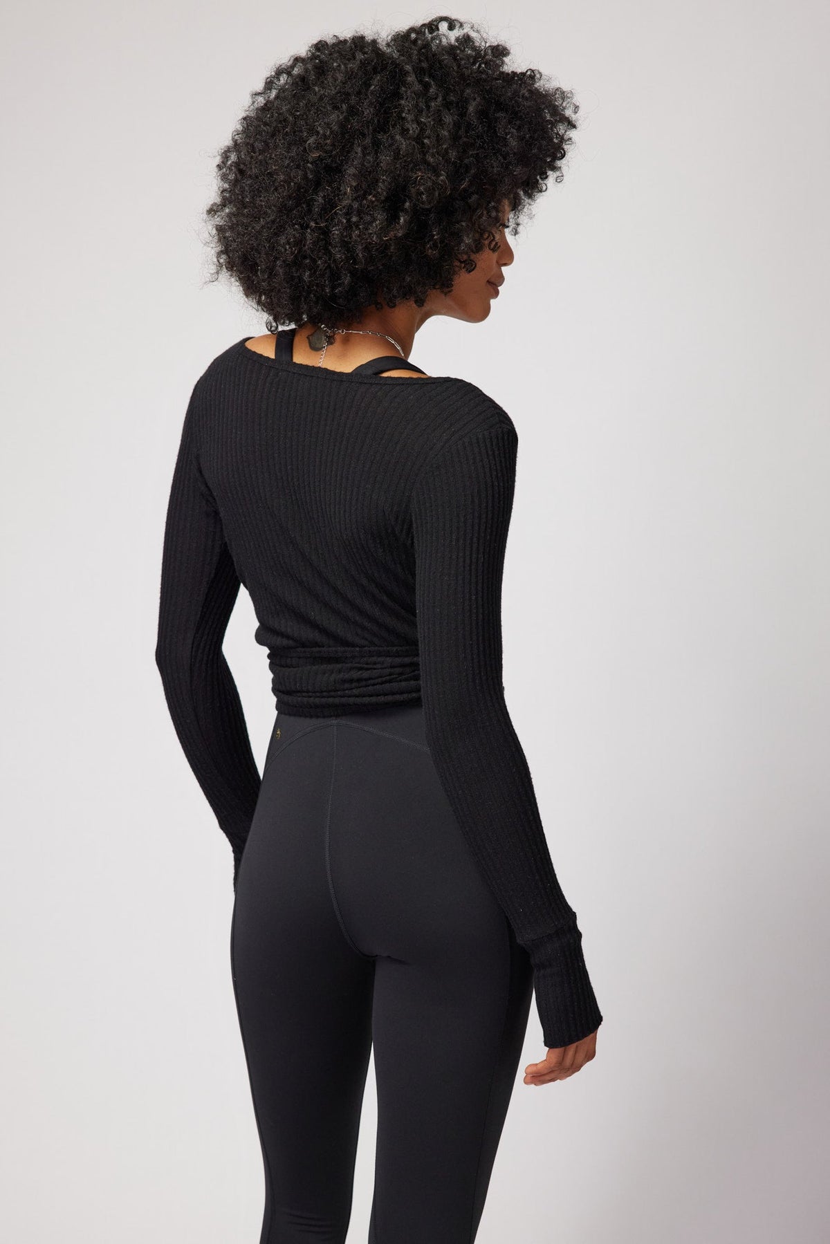 Harmony Rib Wrap Sweater