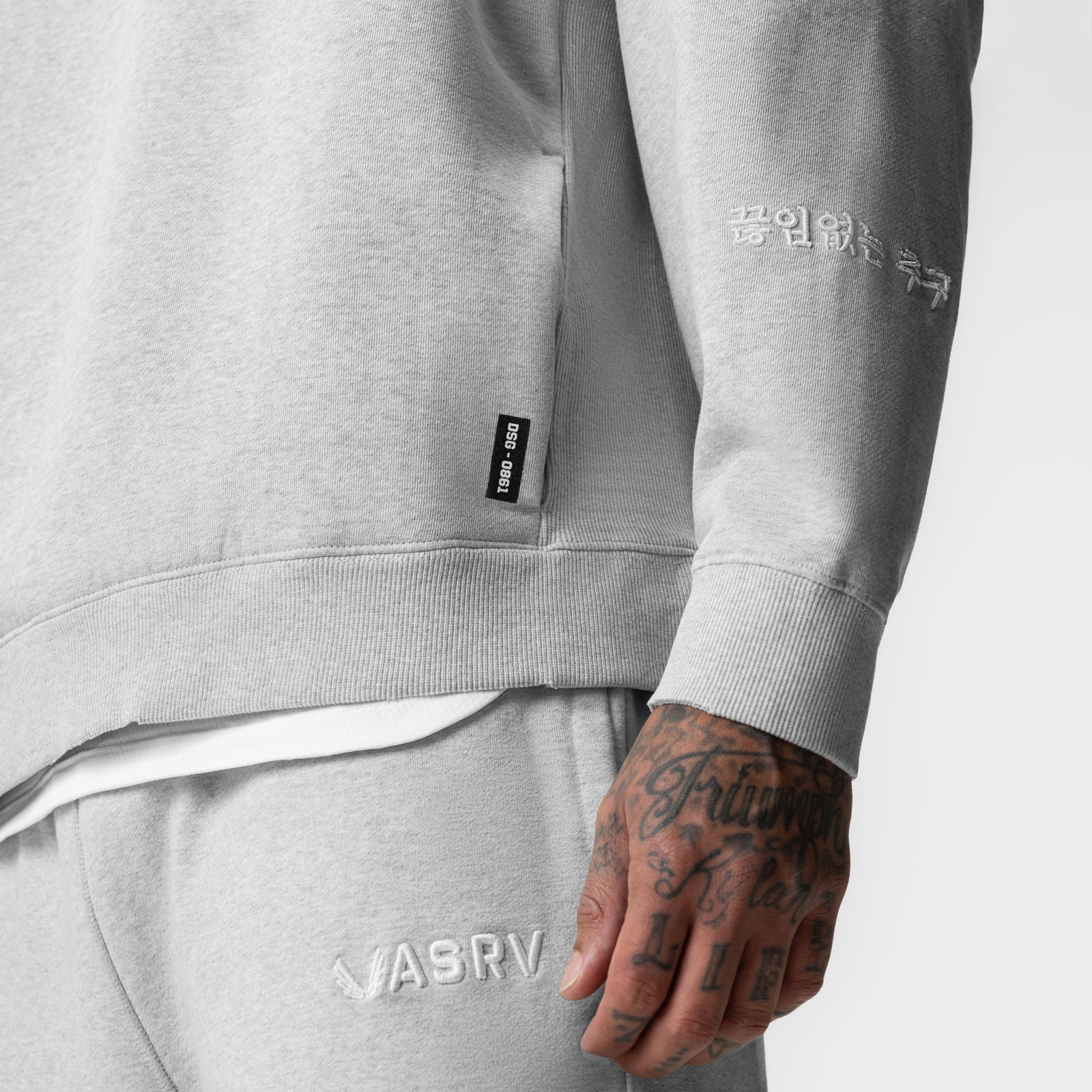 ASRV Tech Essential Distressed Crewneck