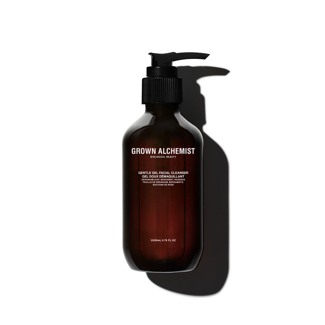 Grown Alchemist Gentle Gel Facial Cleanser: Geranium Leaf, Bergamot, Rosebud