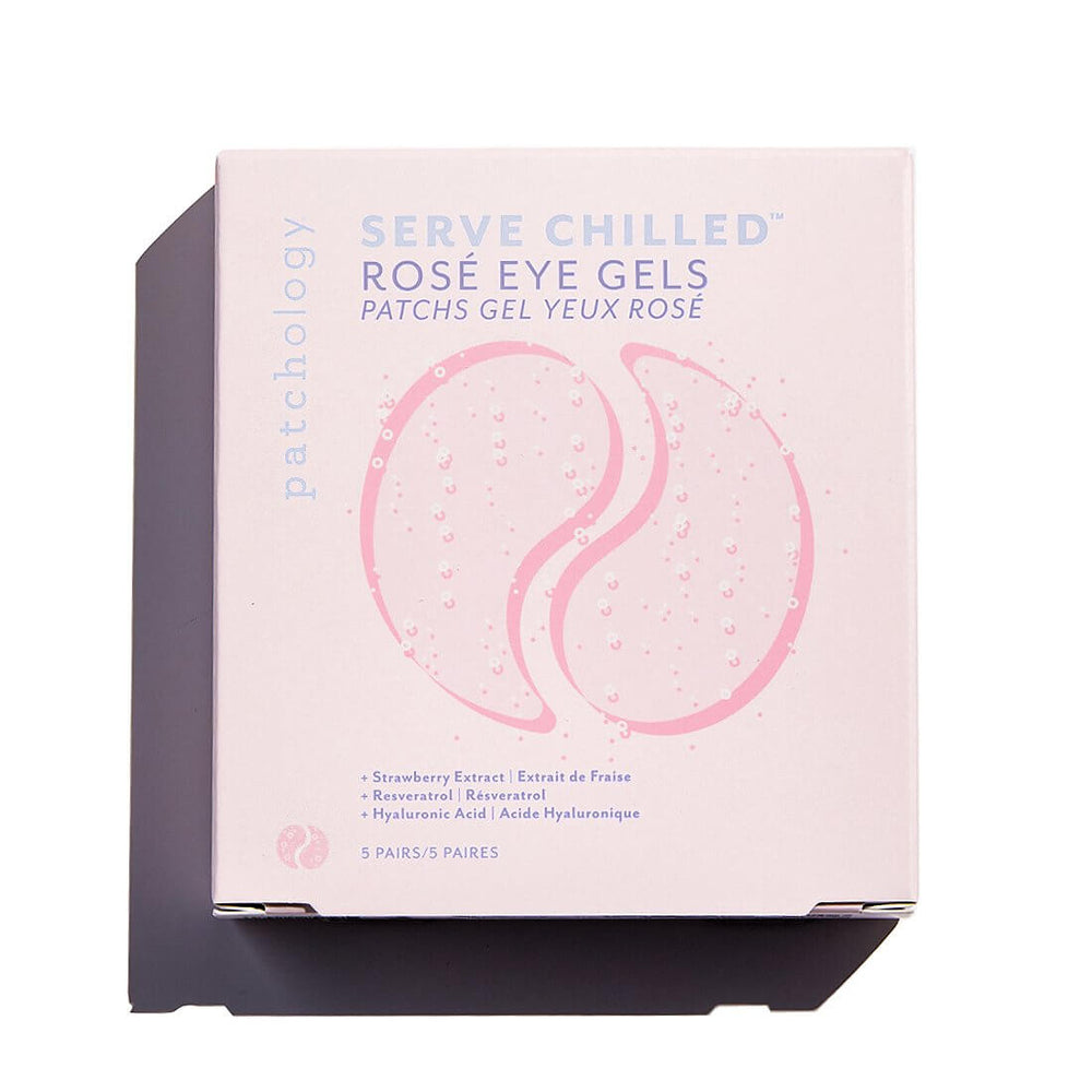 Patchology Rosé Eye Gels Serve Chilled | 5-Pack