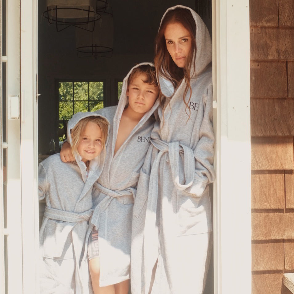Kassatex Jersey Knit Hooded Robes