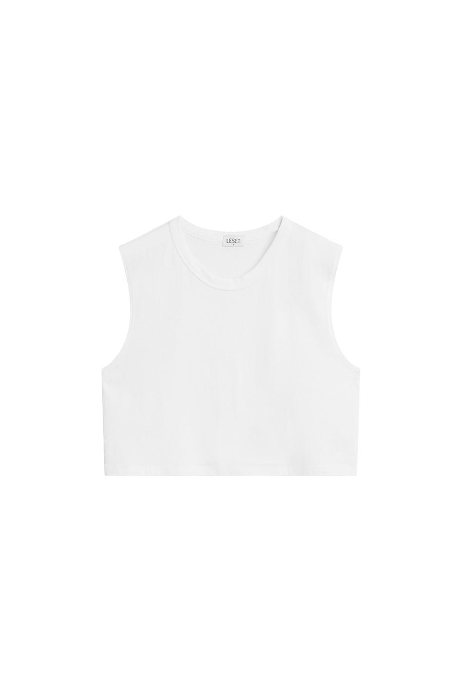 Leset Boxy Sleeveless Crewneck