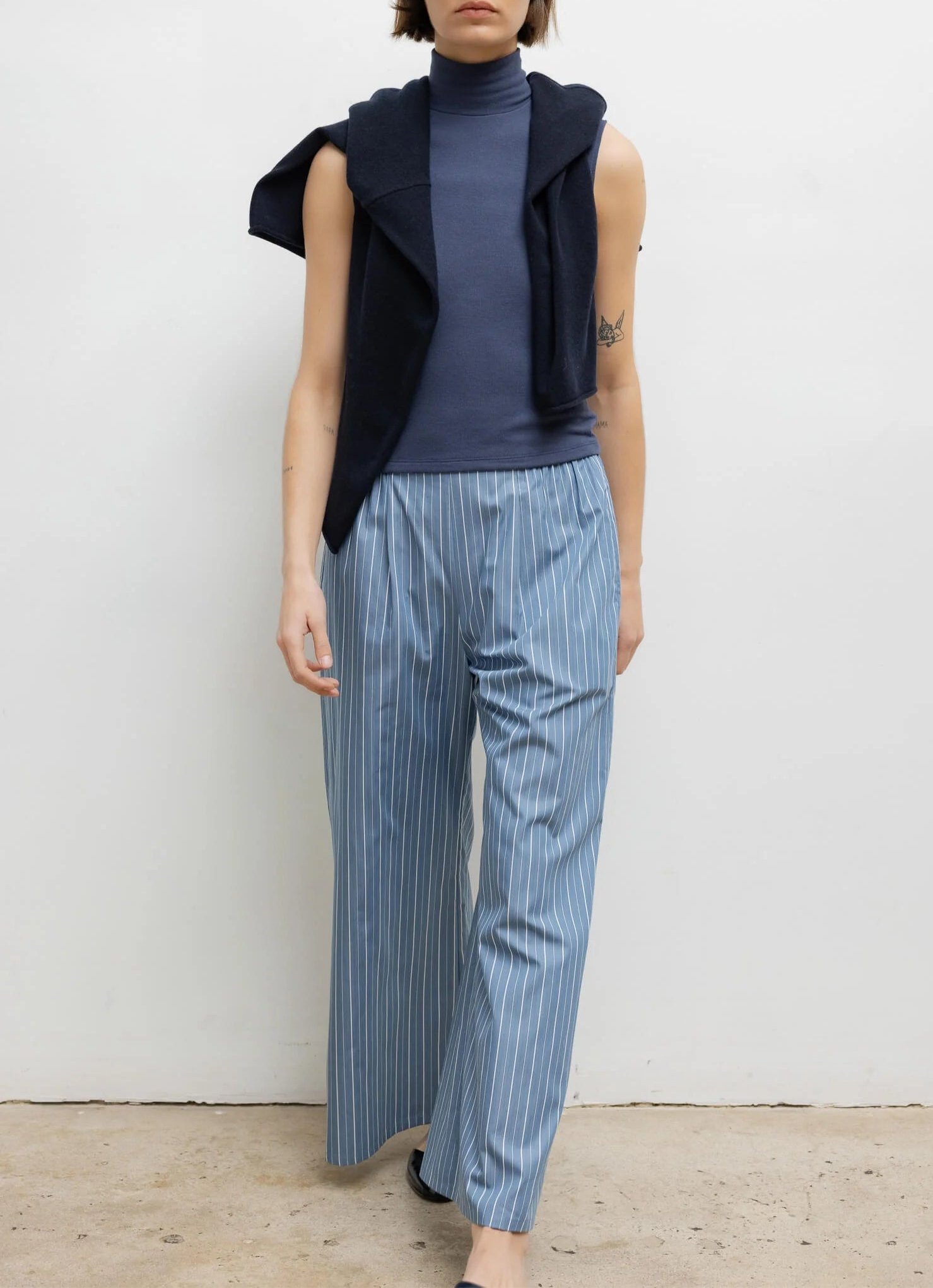 Leset Lauren Sleeveless Turtleneck