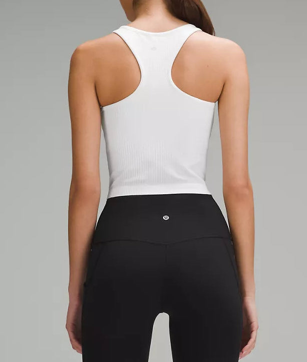 Lululemon Ebb To Street Cropped Racerback Tank Top