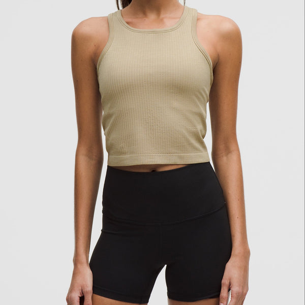 愛用 Lululemon at Shop The – Tank Racerback Cropped Street To Ebb トップス