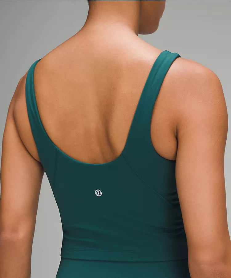 Lululemon Athletica Align Tank Top Size 8 With Bra Pads Mint Green teal