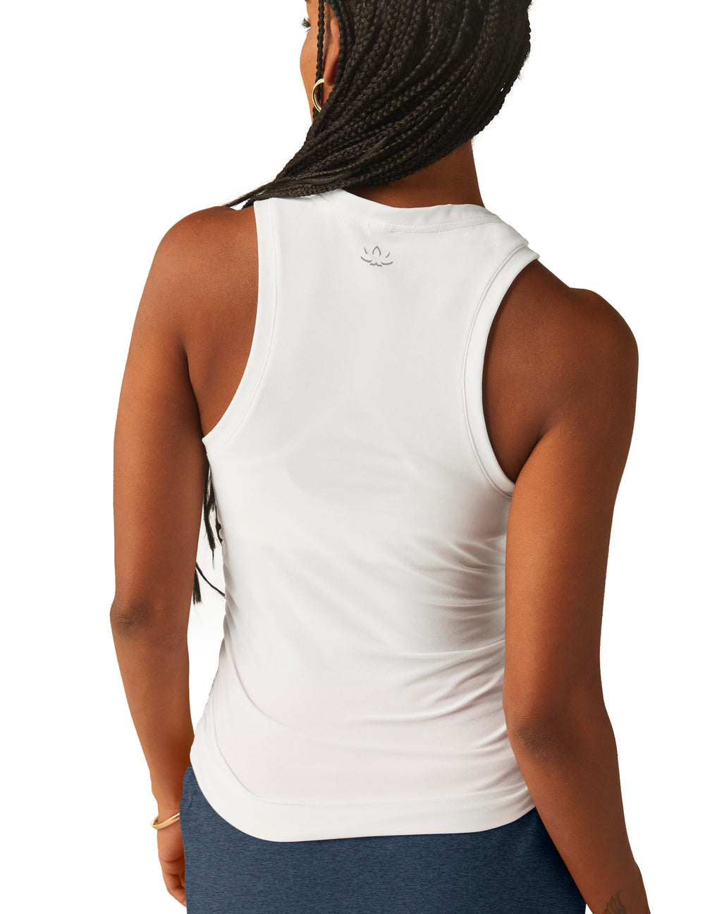 Beyond Yoga Featherweight Your Fit Shirred Crop Tank