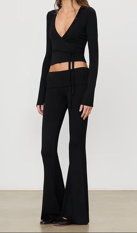 Eterne Foldover Flare Pant
