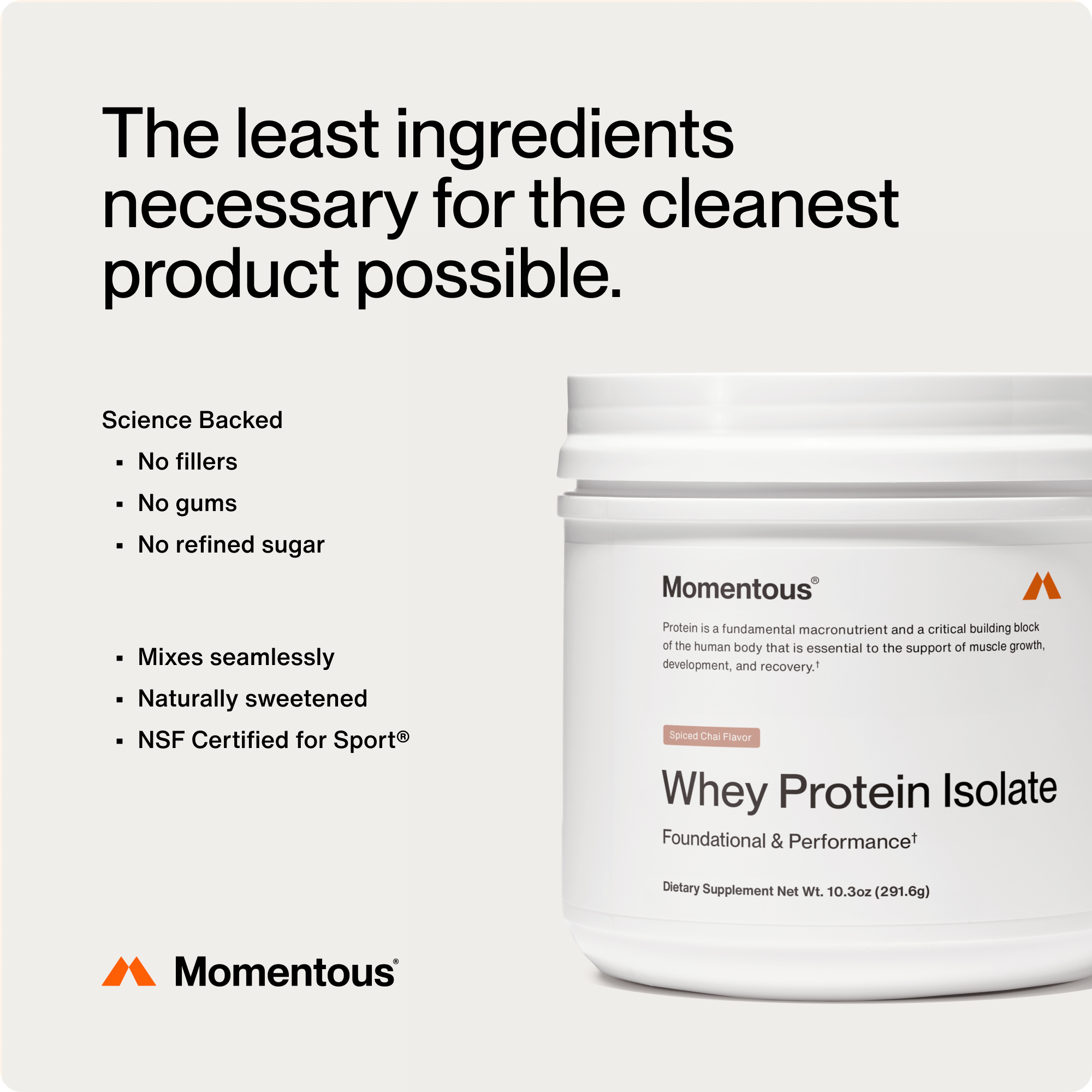 Momentous Whey Protein Isolate - Limited Edition