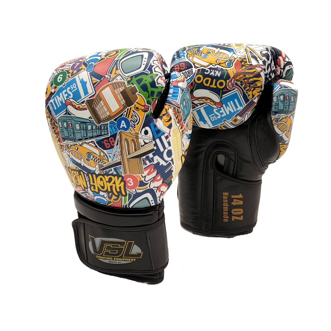 New York City Edition - Valle 3000 VEGAN LEATHER Pro Boxing Gloves