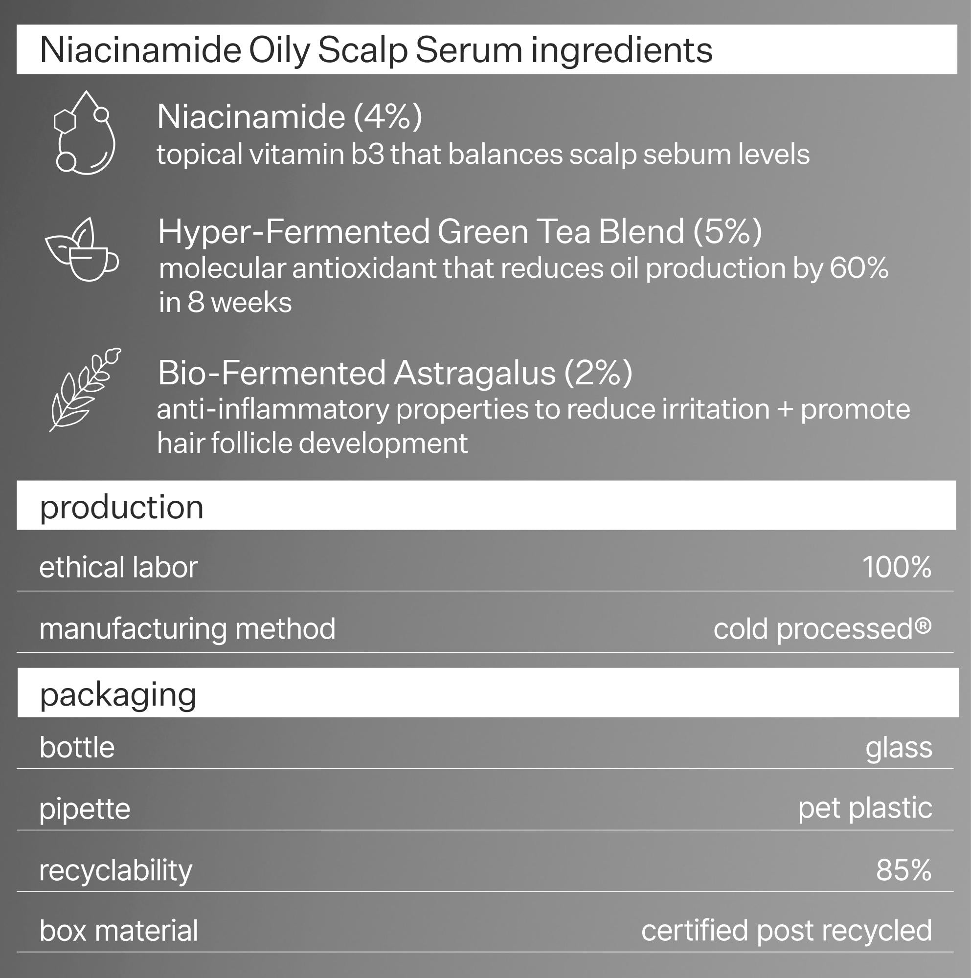 Act+Acre 4% Niacinamide Oily Scalp Serum