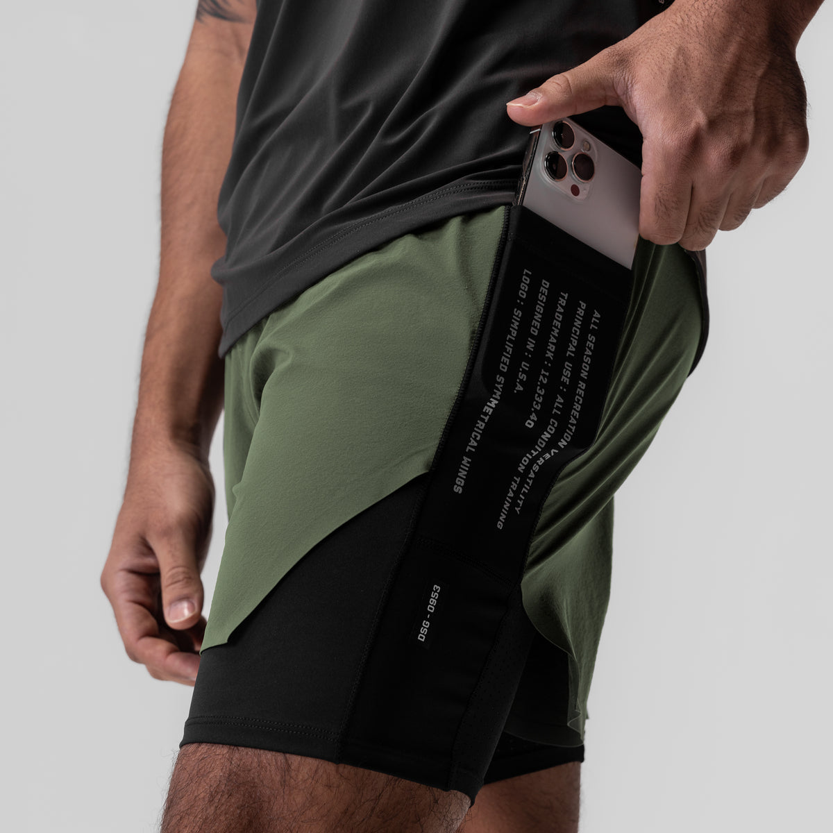 ASRV  Aerotex Hybrid Short 5" - Lined