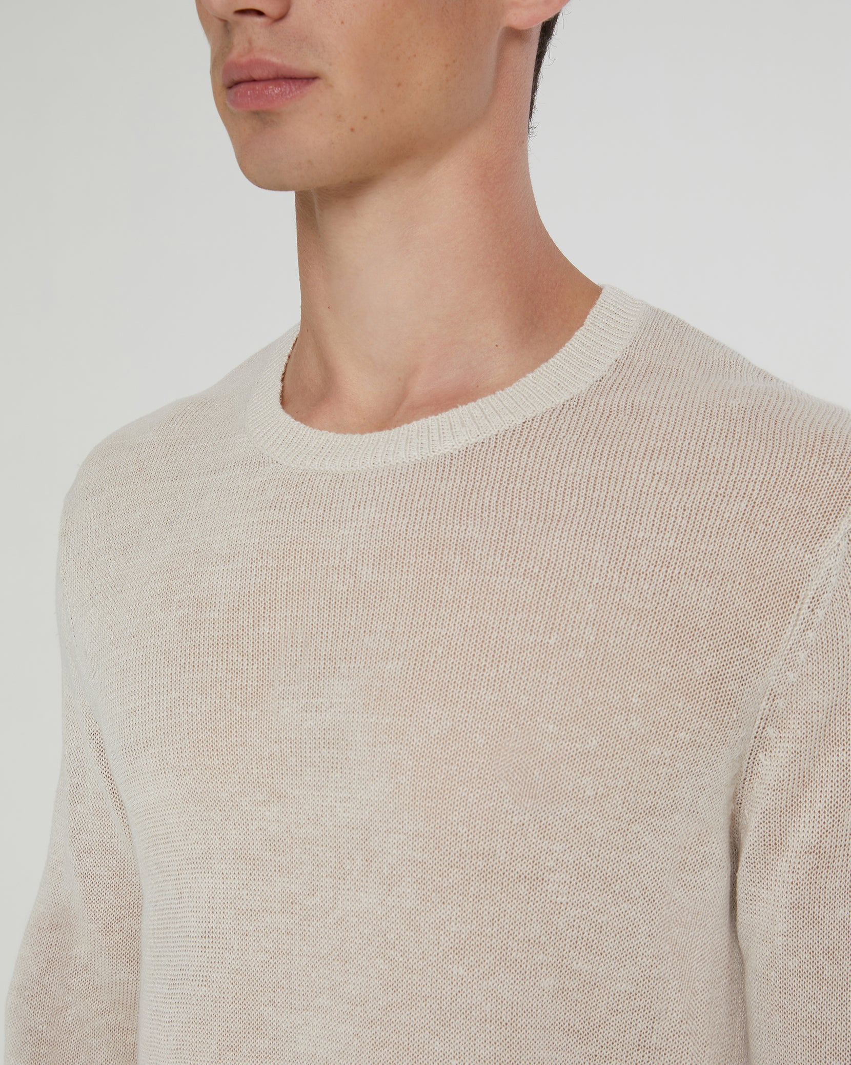 Onia Kevin Crewneck Linen Sweater