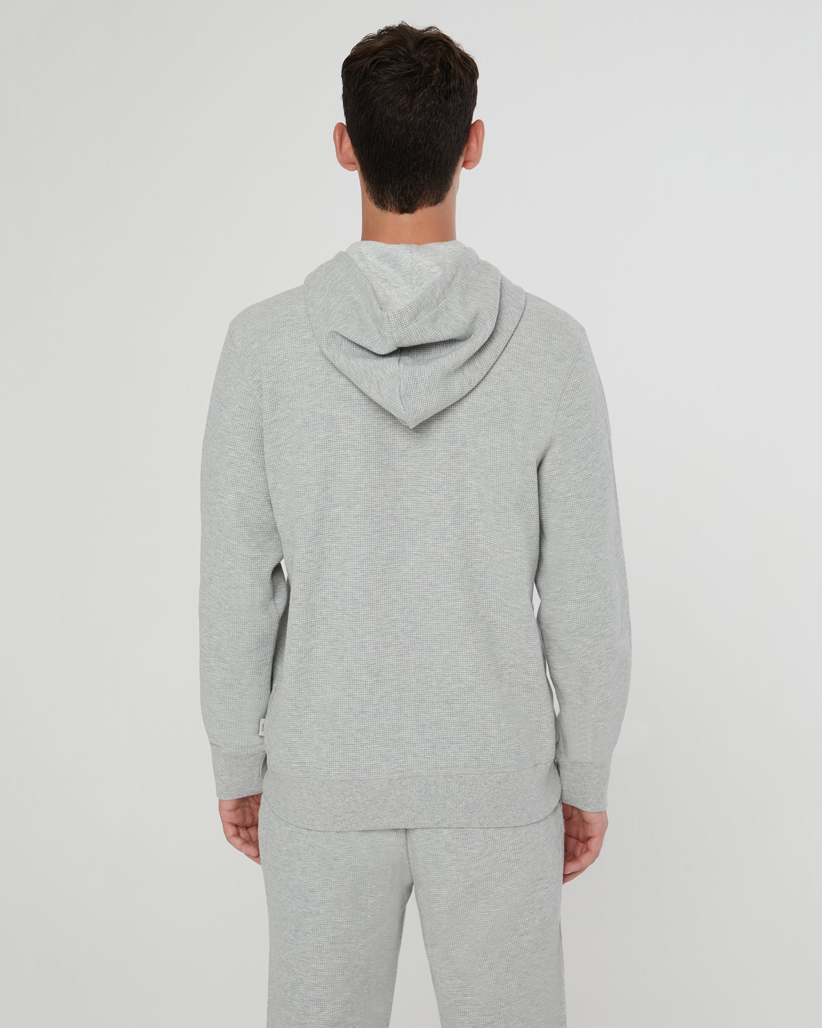 Onia Waffle Half Button Hoodie