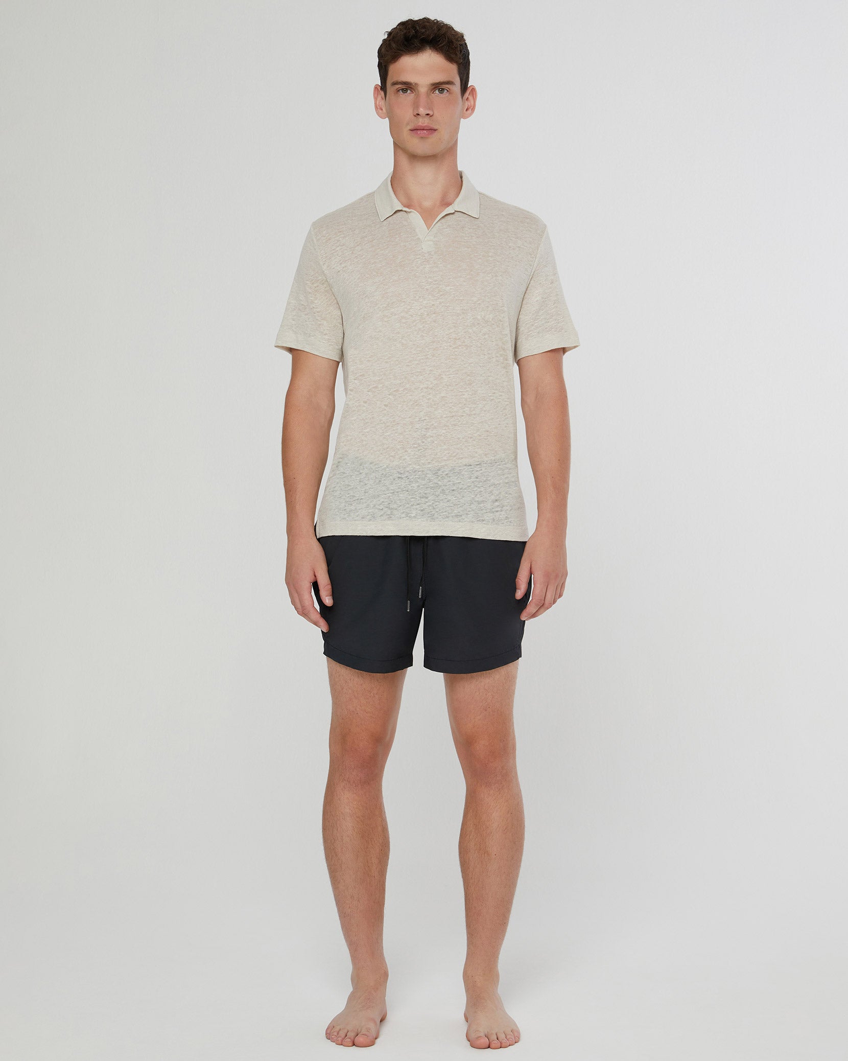 Onia Shaun Linen Polo