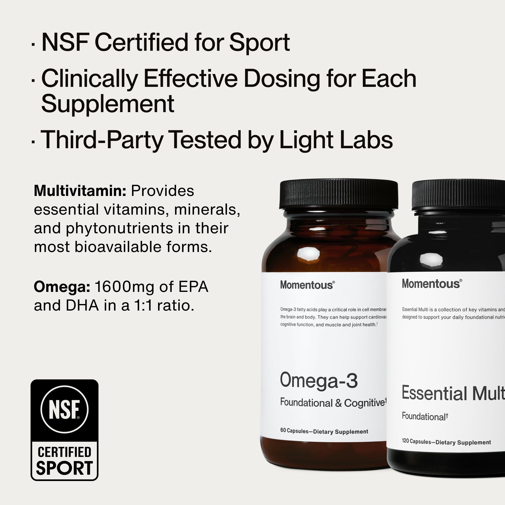 Omega-3 & Multi Stack